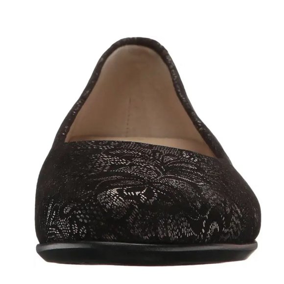 SAS Leather Scenic Flats Black Lace Size 8.5 Wide - Picture 12 of 12